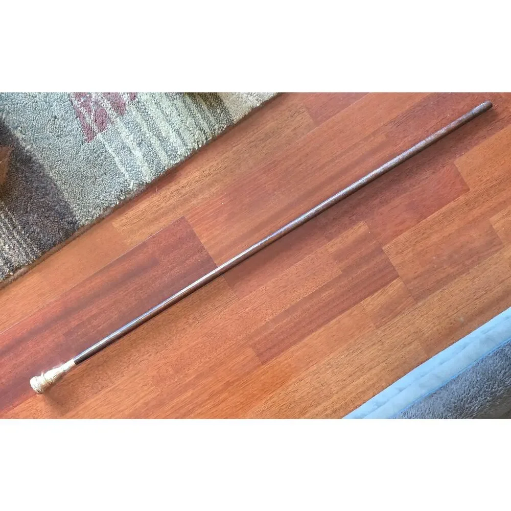 Vintage Gentlemans Gold filled swagger knob Walking Stick - Picture 4 of 4